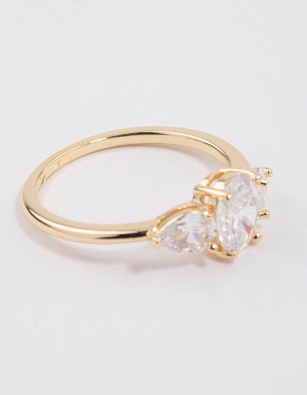 Gold Plated Oval Enchanting Ring Hot on Sale - Image 3
