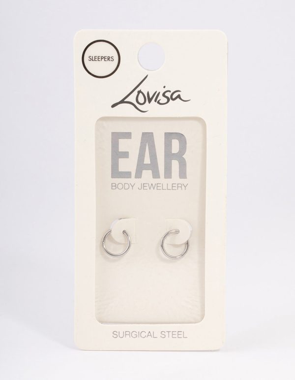 Surgical Steel Sleeper Earrings 8mm Supply - Image 3