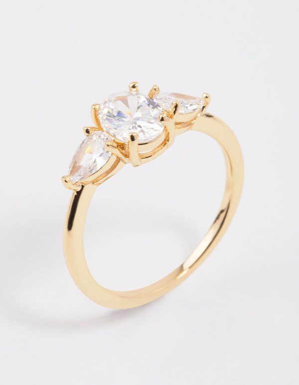 Gold Plated Oval Enchanting Ring Hot on Sale - Image 2