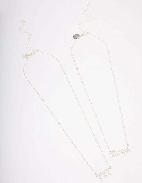 Silver Plated Angel Number  777  Necklace Pack Supply - Image 2