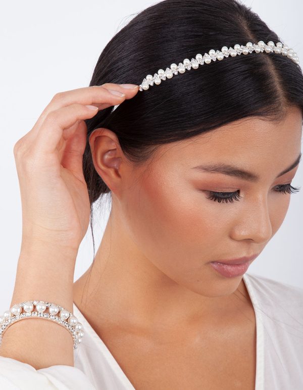 Diamante & Pearl Headband on Sale - Image 2
