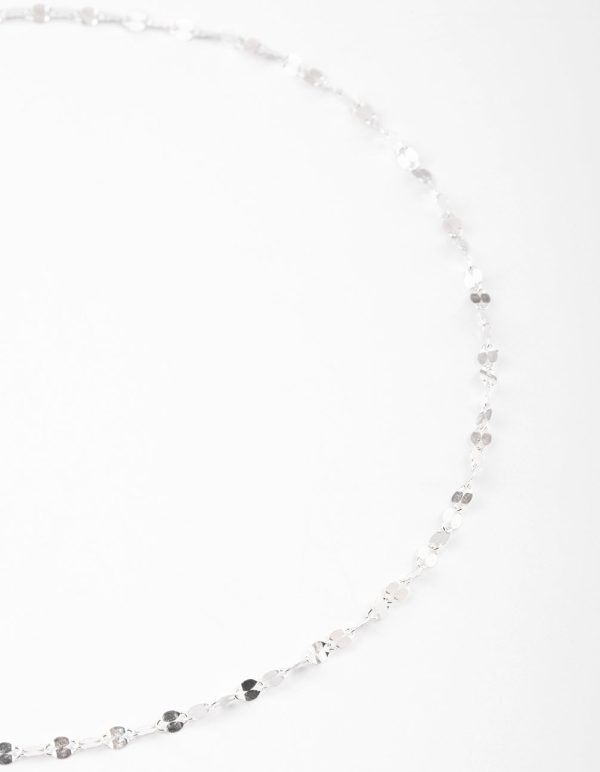 Sterling Silver Mirror Link Choker on Sale - Image 2