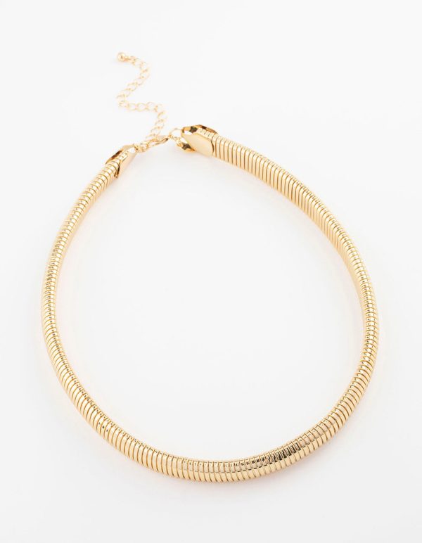 Gold Plated Chunky Snake Chain For Cheap - Image 2