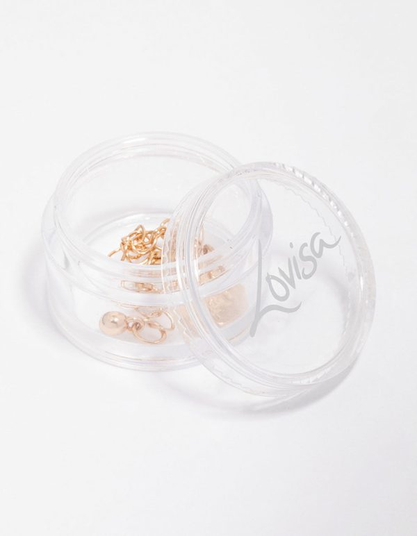 Gold Necklace Chain Extender For Sale - Image 4