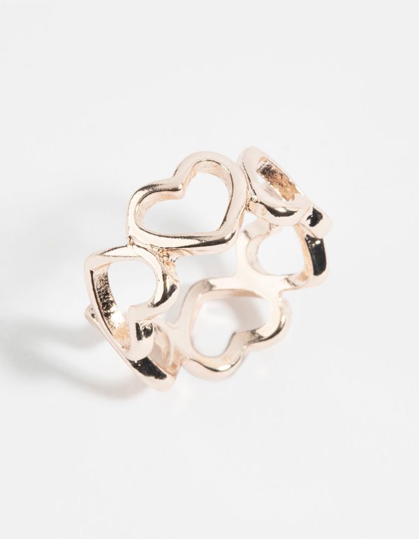Rose Gold Heart Ring Supply - Image 2