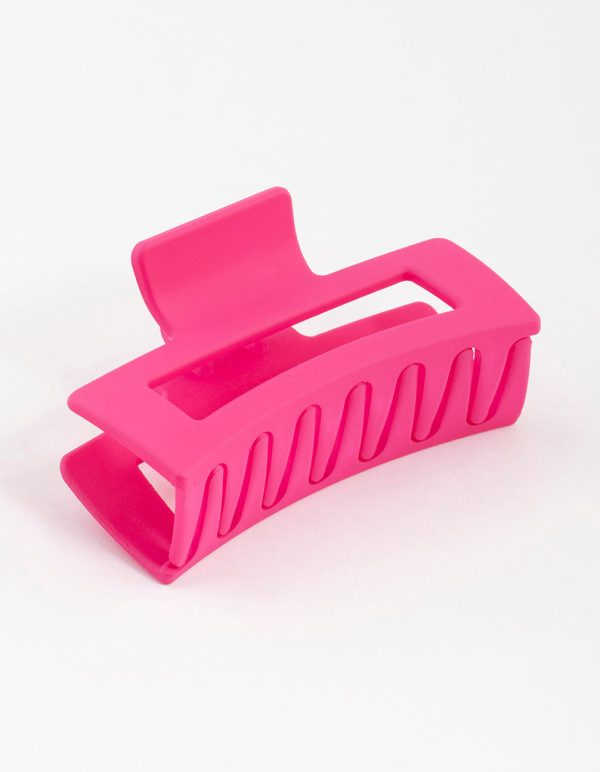 Plastic Fuchsia Box Claw Clip 8cm For Discount