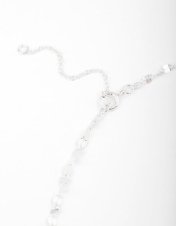 Sterling Silver Mirror Link Choker on Sale - Image 3