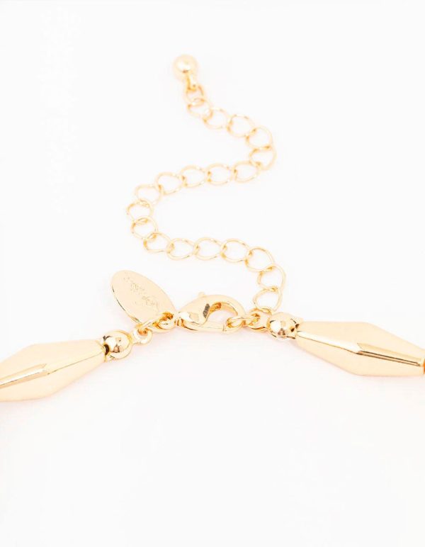 Long Beaded Orange Stone Necklace For Sale - Image 3
