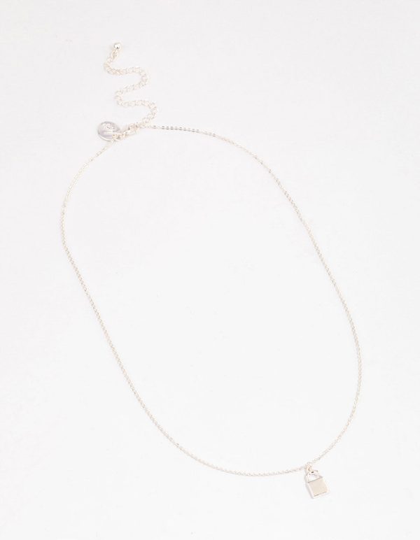 Silver Locket Pendant Necklace Supply - Image 2