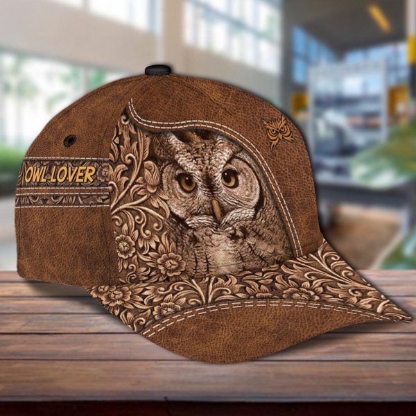 Personalized Owl Classic Cap, Personalized Gift for Owl Lovers - CP1183PS Online Hot Sale - Image 3
