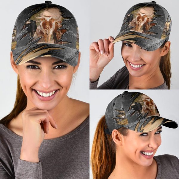 Cow Classic Cap, Gift for Farmers, Cow Lovers, Chicken Lovers - CP2363PA For Discount - Image 5