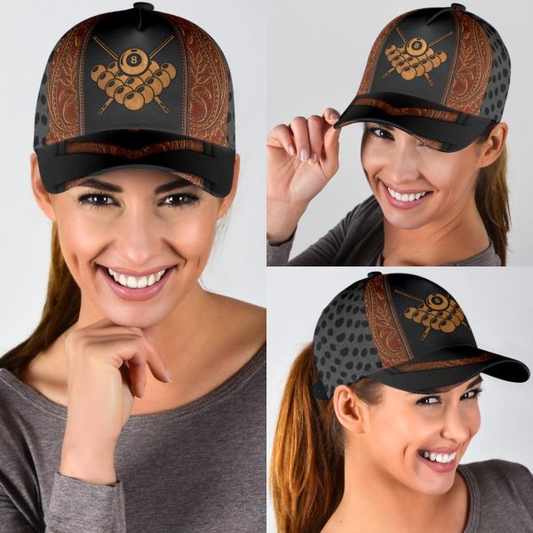Billiard Classic Cap, Gift for Billiard Snooker Lovers, Billiard Snooker Players - CP2305PA Discount - Image 5