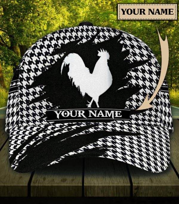 Personalized Chicken Classic Cap, Personalized Gift for Farmers, Cow Lovers, Chicken Lovers - CP1300PS For Discount