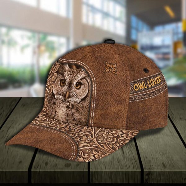 Personalized Owl Classic Cap, Personalized Gift for Owl Lovers - CP1183PS Online Hot Sale - Image 5