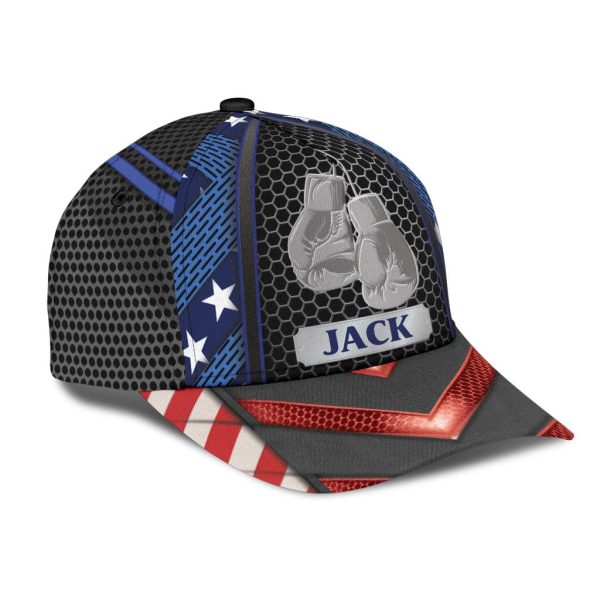 Personalized Boxing Classic Cap, Personalized Gift for Boxing Lovers, Boxing Fans - CP110CT For Cheap - Image 3