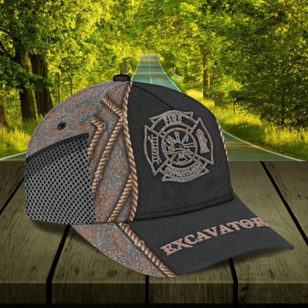 Personalized Firefighter Classic Cap, Personalized Gift for Firefighters - CP1158PS Online Sale - Image 3