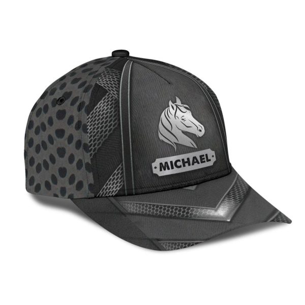 Personalized Horse Classic Cap, Personalized Gift for Horse Lovers - CP239CT Cheap - Image 3