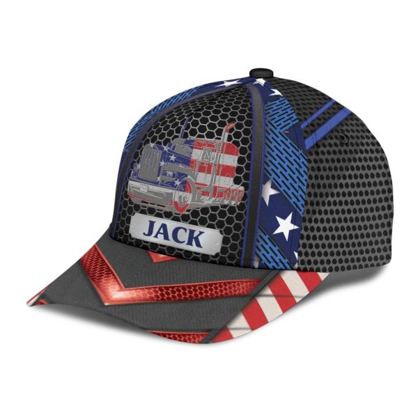 Personalized Trucker Classic Cap, Personalized Gift for Truckers - CP187CT on Sale - Image 5