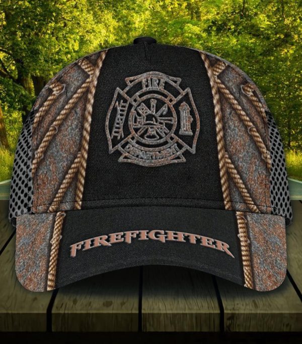 Personalized Firefighter Classic Cap, Personalized Gift for Firefighters - CP1158PS Online Sale - Image 2