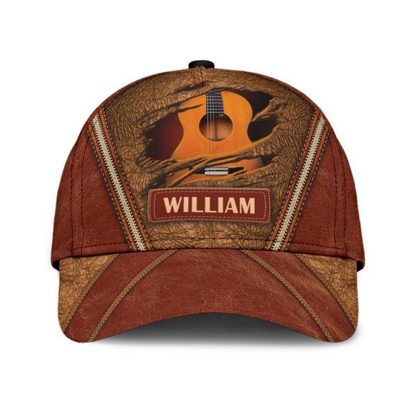 Personalized Guitar Classic Cap, Personalized Gift for Music Lovers, Guitar Lovers - CP087CT Discount - Image 2