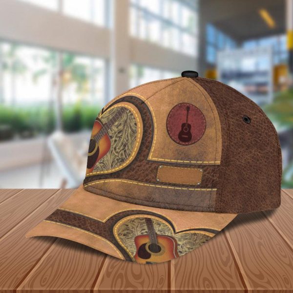 Personalized Guitar Classic Cap, Personalized Gift for Music Lovers, Guitar Lovers - CP1175PS Supply - Image 5