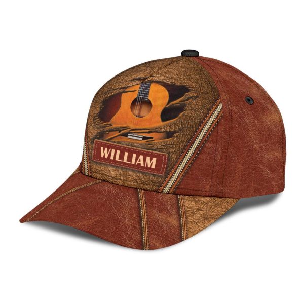 Personalized Guitar Classic Cap, Personalized Gift for Music Lovers, Guitar Lovers - CP087CT Discount - Image 5