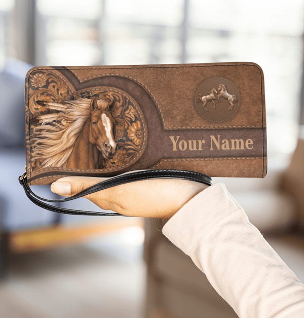 Personalized Horse Clutch Purse, Personalized Gift for Horse Lovers - PU313PS Online Hot Sale