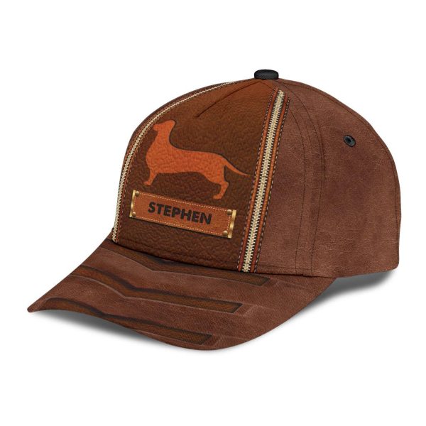 Personalized Dachshund Classic Cap, Personalized Gift for Dachshund Lovers - CP117CT Discount - Image 5