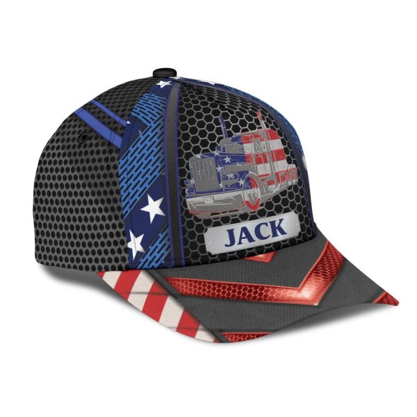 Personalized Trucker Classic Cap, Personalized Gift for Truckers - CP187CT on Sale - Image 3