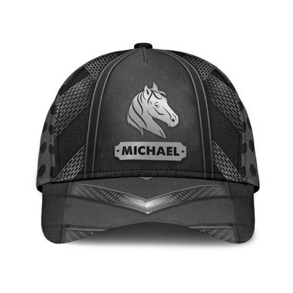 Personalized Horse Classic Cap, Personalized Gift for Horse Lovers - CP239CT Cheap - Image 2