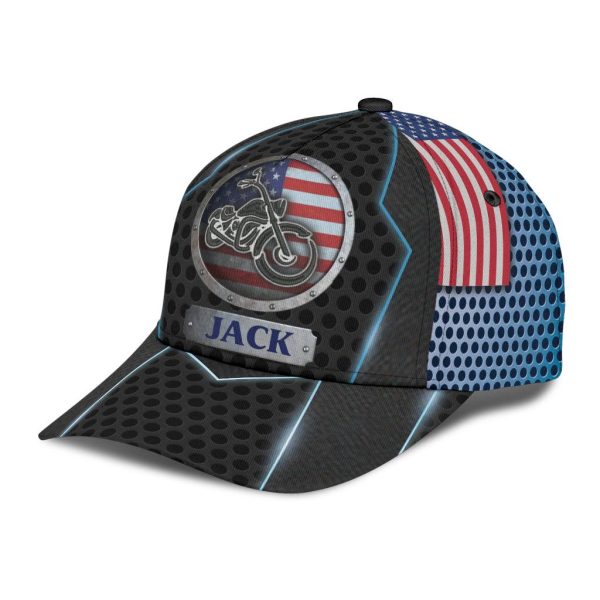 Personalized Motorcycle Classic Cap, Personalized Gift for Motorcycle Lovers, Motorcycle Riders - CP245CT Cheap - Image 5
