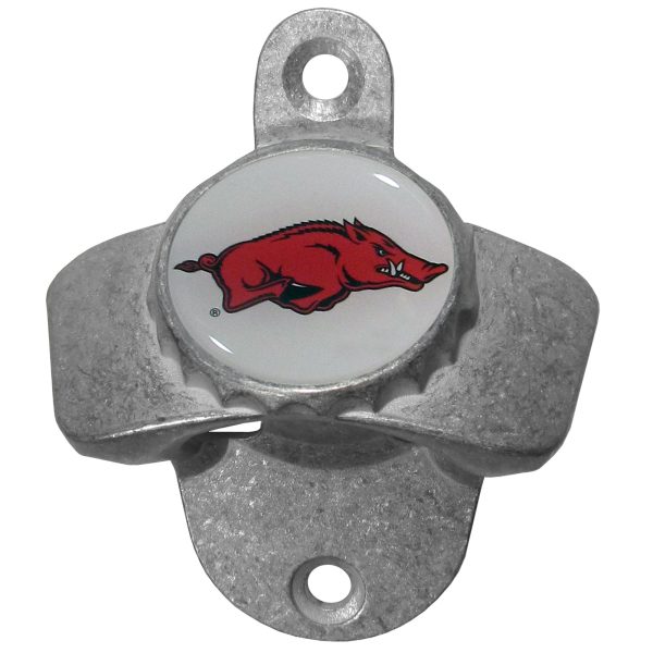 Arkansas Razorbacks Wall Mounted Bottle Opener For Sale